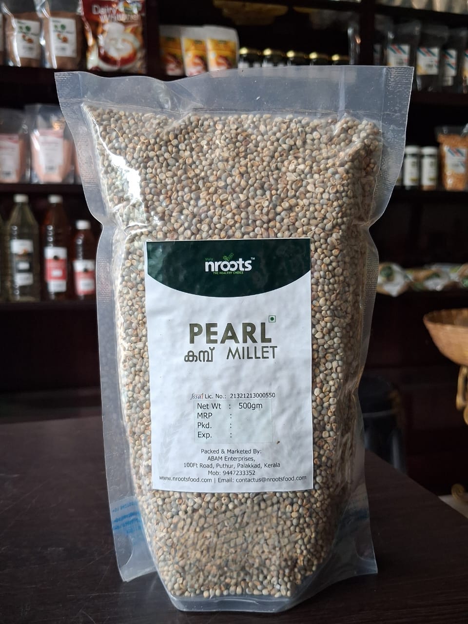PEARL MILLET GRAINS ( BAJRA / KAMBU) 500GMS