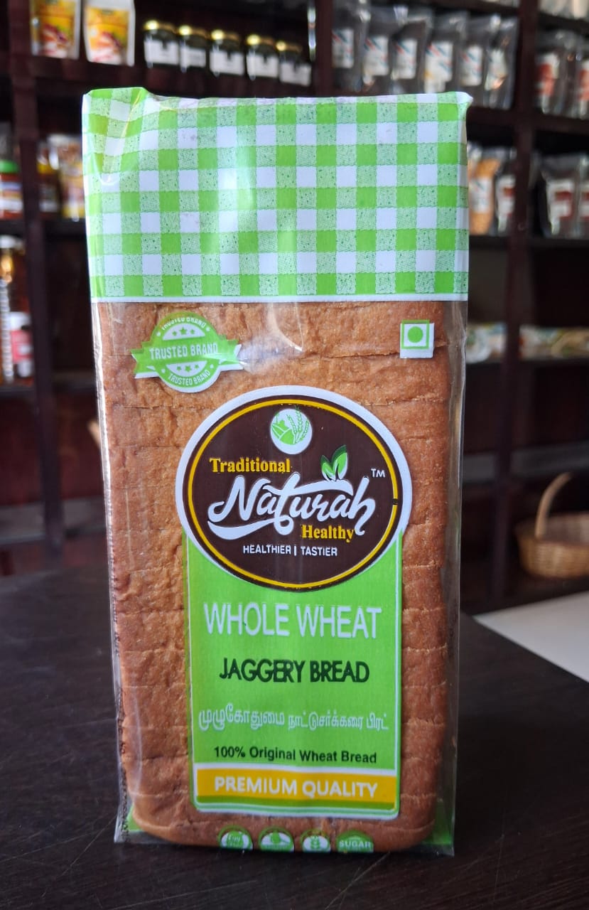 WHOLE WHEAT JAGGERY BREAD 350GMS