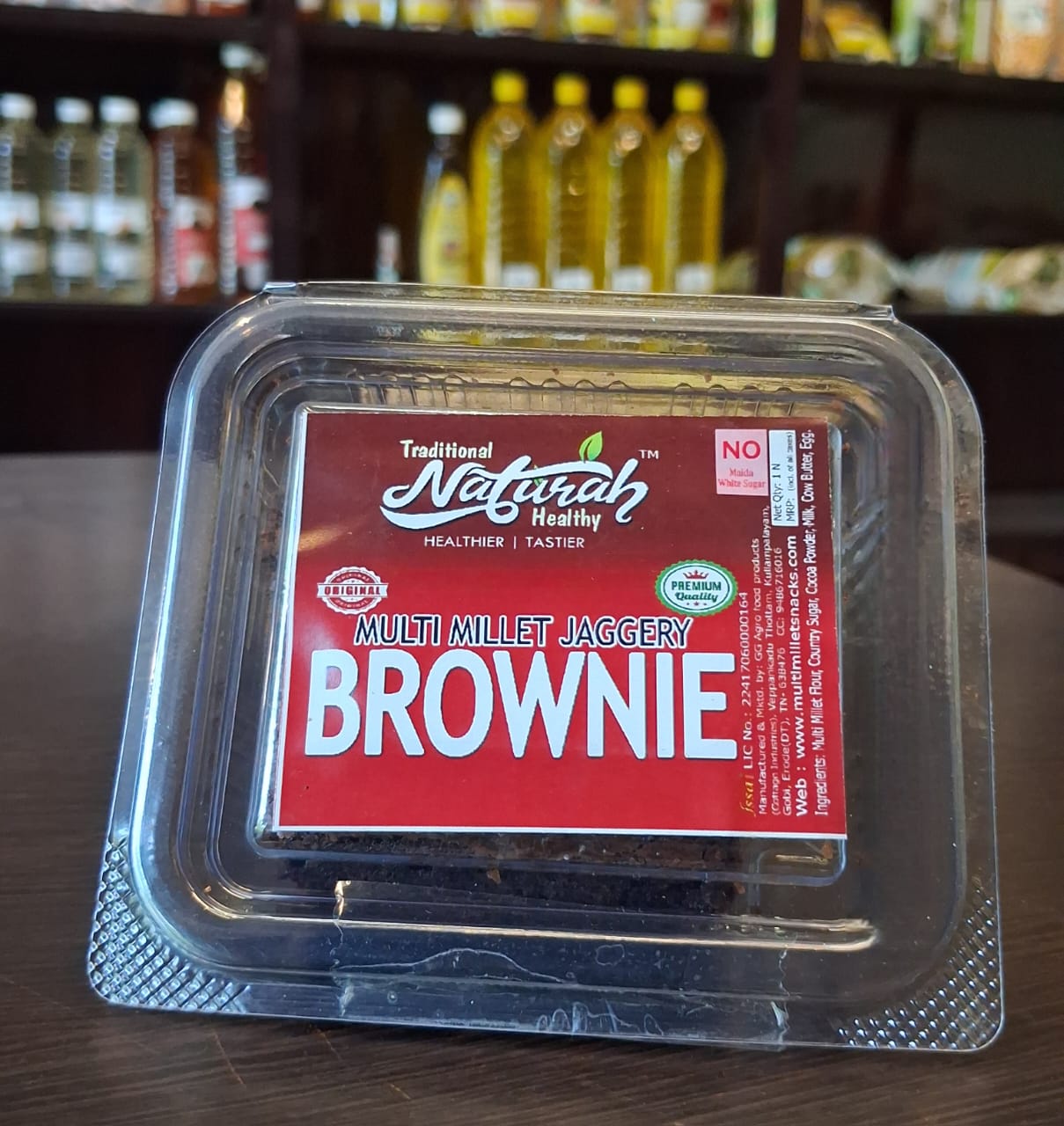MULTI MILLET JAGGERY BROWNIE -1 PIECE
