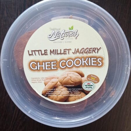 LITTLE MILLET JAGGERY GHEE COOKIES 120GMS
