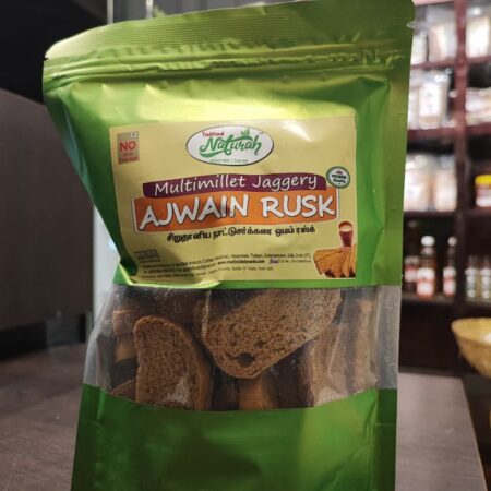 MULTI MILLET JAGGERY AJWAIN RUSK 160G