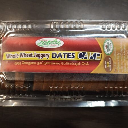 WHOLE WHEAT JAGGERY DATES SLICE CAKE 200GMS
