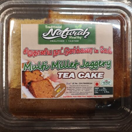 MULTI MILLET JAGGERY TEA CAKE (4 PCS)