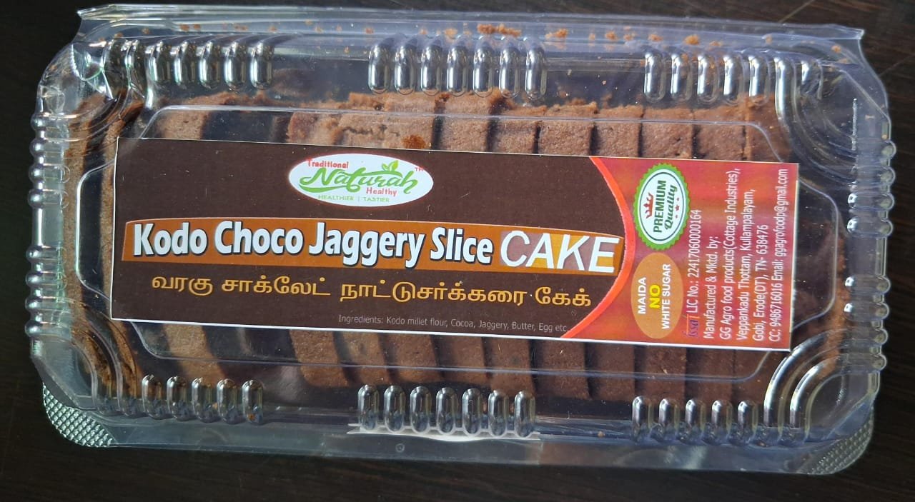 KODO CHOCO JAGGERY SLICE CAKE 200GMS