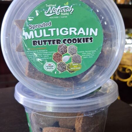 SPROUTED MULTI GRAIN JAGGERY COOKIES 120GMS