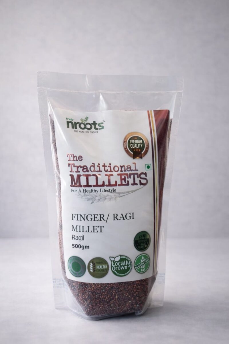 Ragi Roots FINGER MILLET/ RAGI GRAINS 500GMS – nrootsfood.com