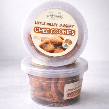 LITTLE MILLET JAGGERY GHEE COOKIES 120GMS