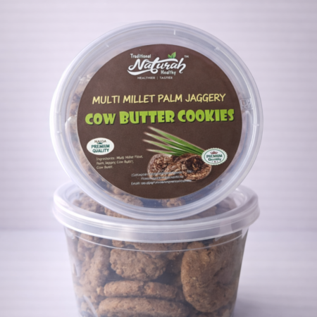 MULTI MILLET PALM JAGGERY COW BUTTER COOKIES 120GMS