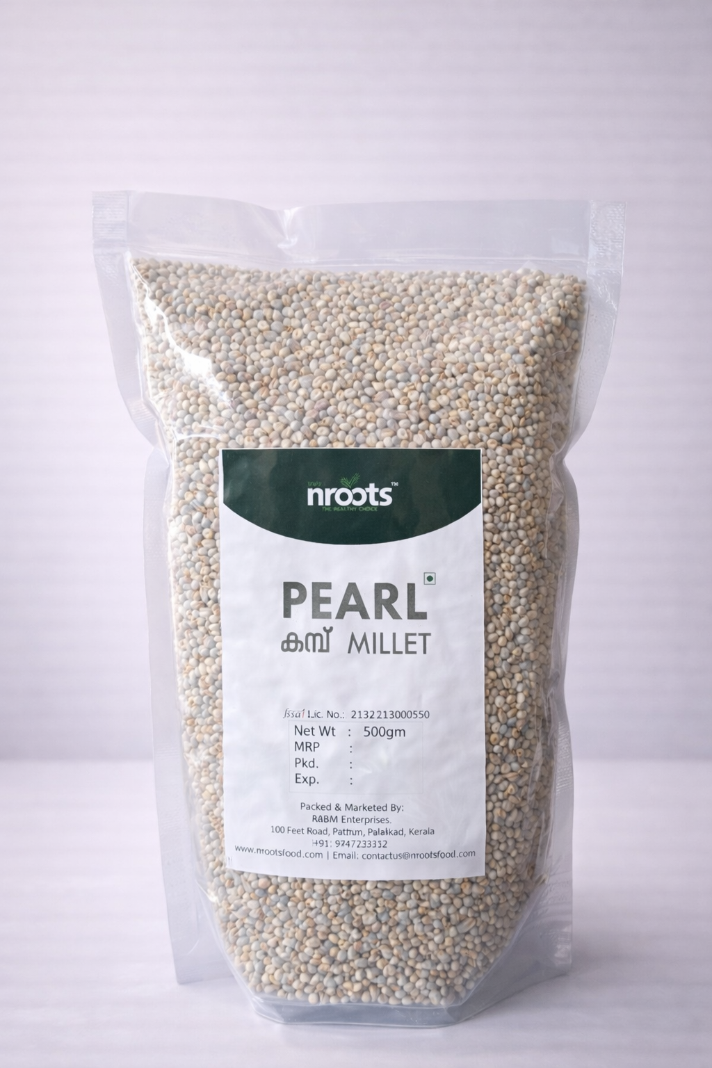 PEARL MILLET GRAINS ( BAJRA / KAMBU) 500GMS