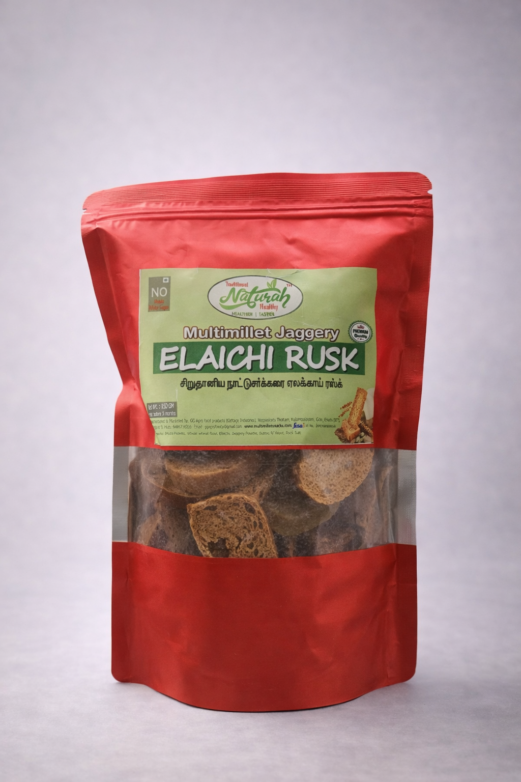 MULTI MILLET JAGGERY ELAICHI RUSK 160G