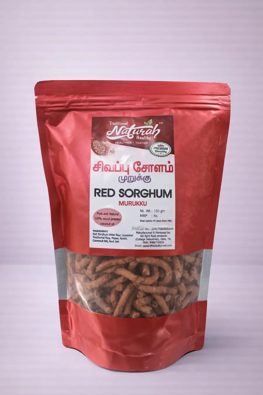 RED SORGHUM MURUKKU 150 GMS