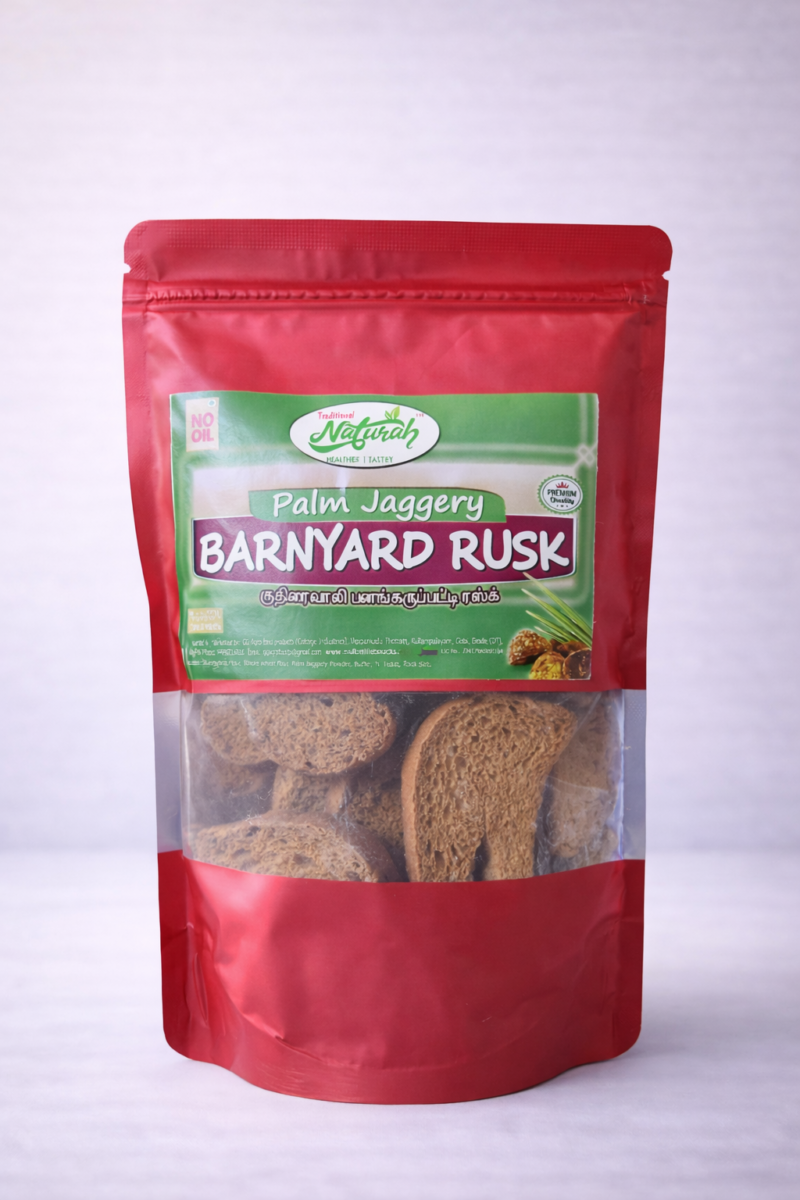 PALM JAGGERY BARNYARD RUSK 160GMS – nrootsfood.com