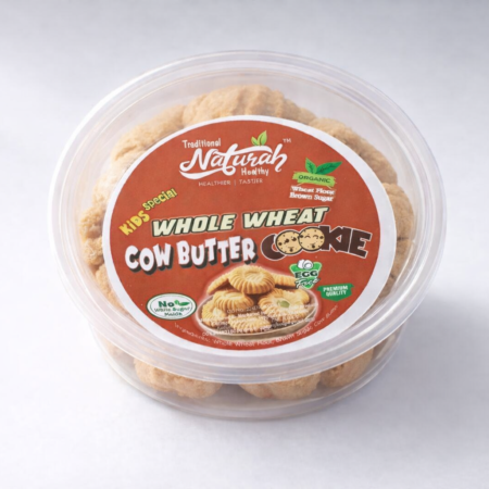 WHOLE WHEAT COW BUTTER COOKIES 120GMS