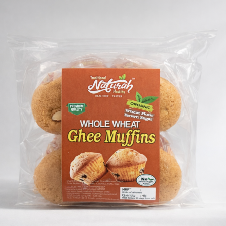 WHOLE WHEAT GHEE MUFFINS 4PCS